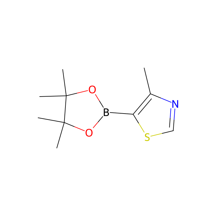 4-甲基-5-(4,4,5,5-四甲基-1,3,2-二氧硼杂环戊烷-2-基)噻唑