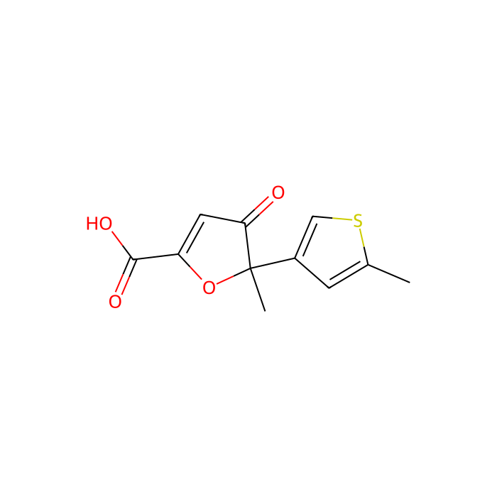 5-methyl-5-(5-methylthiophen-3-yl)-4-oxo-4,5-dihydrofuran-2-carboxylic acid, HCA 3 受体激动剂