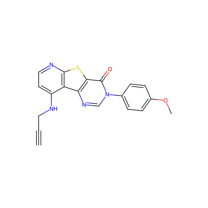 5-(4-methoxyphenyl)-13-[(prop-2-yn-1-yl)amino]-8-thia-3,5,10-triazatricyclo[7.4.0.0^{2,7}]trideca-1(13),2(7),3,9,11-pentaen-6-one, mGlu 1 受体的异构调节剂