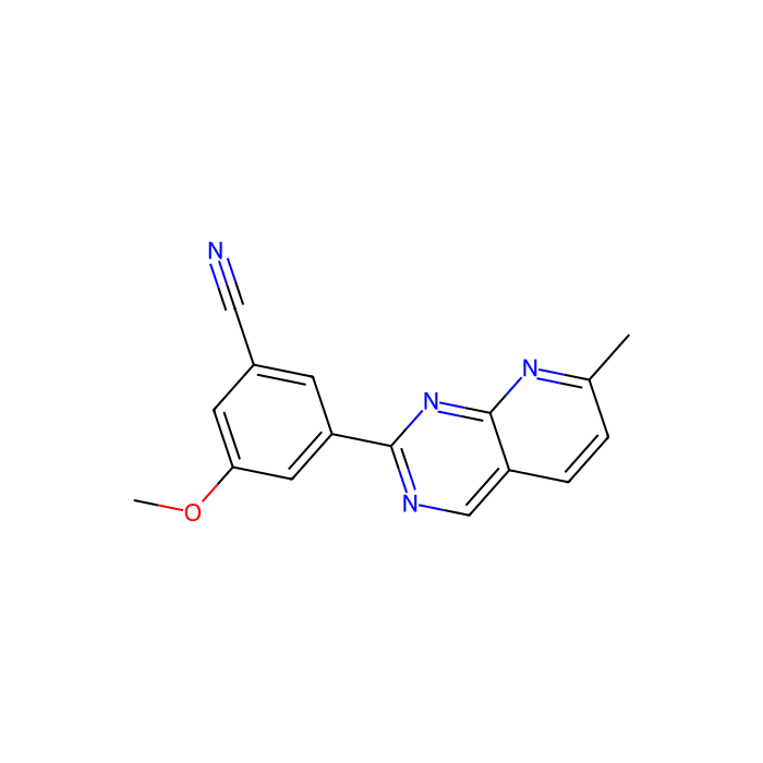 3-methoxy-5-(7-methylpyrido[2,3-d]pyrimidin-2-yl)benzonitrile, mGlu 5 受体的异构调节剂