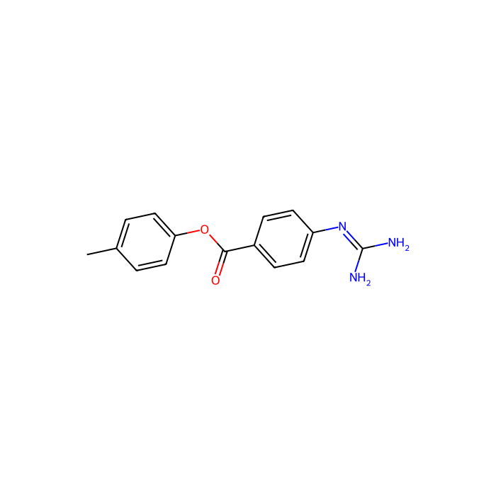 (4-methylphenyl) 4-(diaminomethylideneamino)benzoate, 顶体蛋白抑制剂；丝氨酸蛋白酶 1 抑制剂