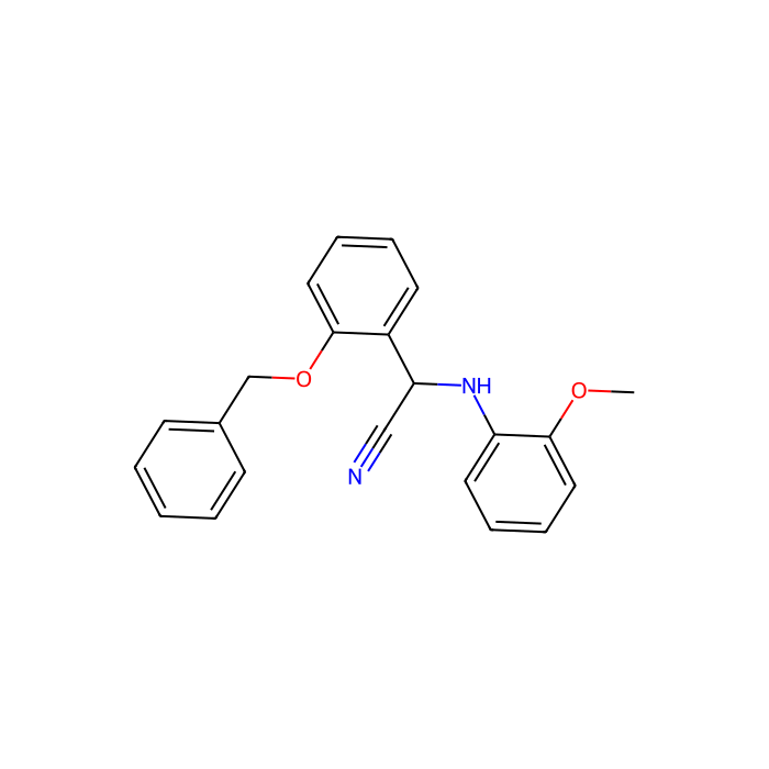 2-[(2-methoxyphenyl)amino]-2-[2-(phenylmethoxy)phenyl]acetonitrile, 鞘磷脂合成酶 2 抑制剂
