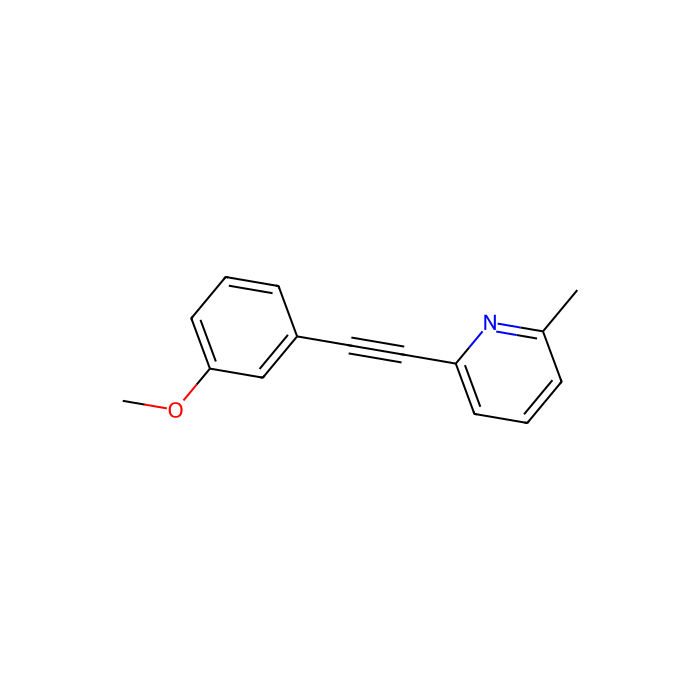 methoxy-MPEP, mGlu 5 受体拮抗剂