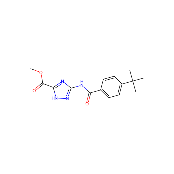 methyl 5-[(4-tert-butylbenzoyl)amino]-2H-1,2,4-triazole-3-carboxylate, 凝血因子 XII 抑制剂