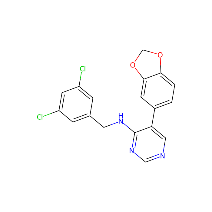 ML315, 类 CDC 激酶 1 抑制剂;类 CDC 激酶 2 抑制剂;类 CDC 激酶 4 抑制剂;双重特异性酪氨酸磷酸化调节激酶 1A 抑制剂