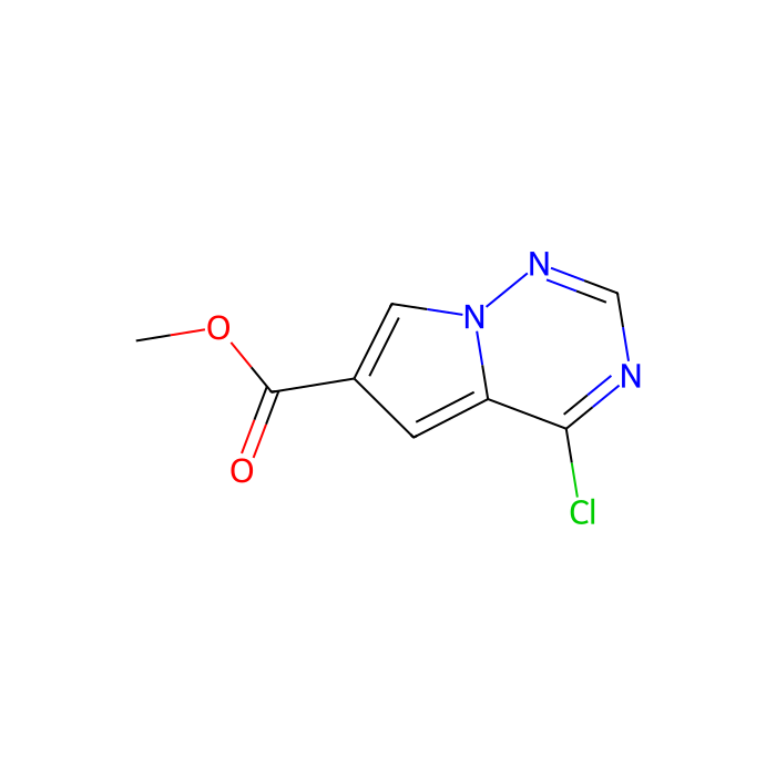 methyl 4-chloropyrrolo[2,1-f][1,2,4]triazine-6-carboxylate