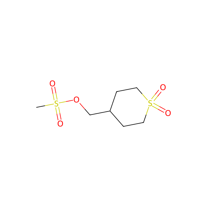 (1,1-dioxo-1λ⁶-thian-4-yl)methyl methanesulfonate