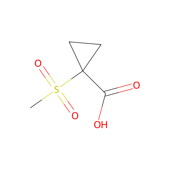 1-methanesulfonylcyclopropane-1-carboxylic acid