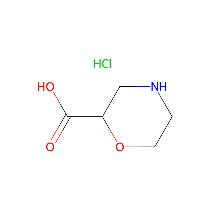 (2R)-morpholine-2-carboxylic acid hydrochloride