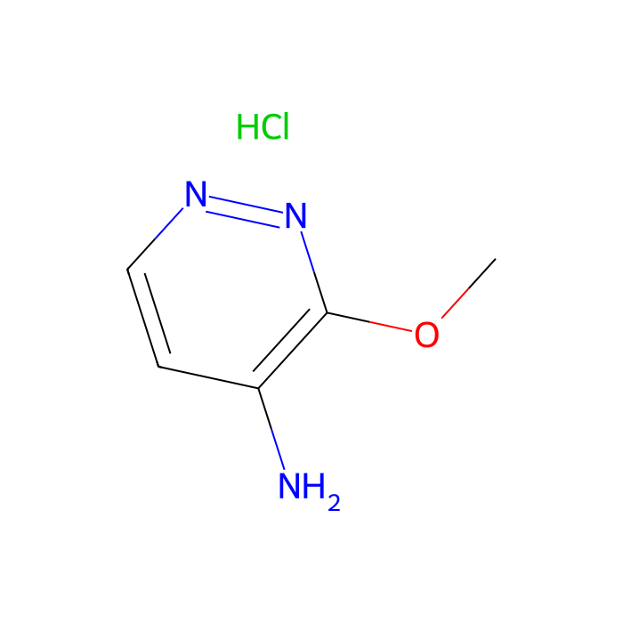 3-methoxypyridazin-4-amine hydrochloride