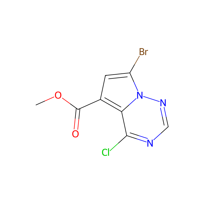 methyl 7-bromo-4-chloropyrrolo[2,1-f][1,2,4]triazine-5-carboxylate