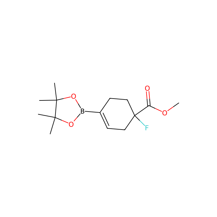 methyl 1-fluoro-4-(4,4,5,5-tetramethyl-1,3,2-dioxaborolan-2-yl)cyclohex-3-ene-1-carboxylate