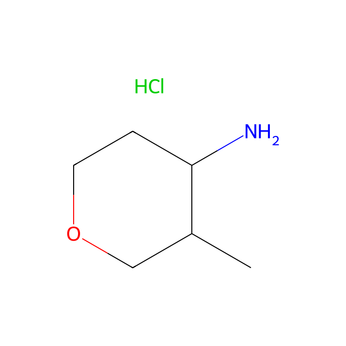 (3S,4R)-3-methyloxan-4-amine hydrochloride