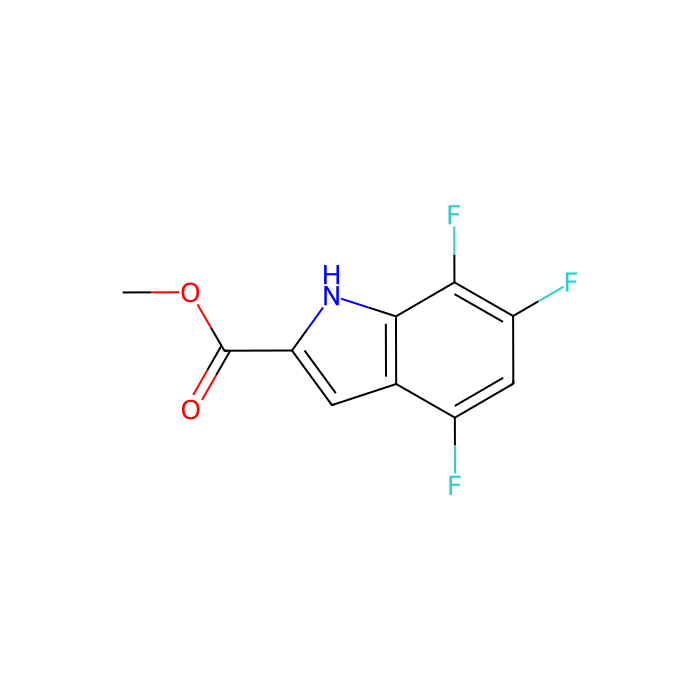 methyl 4,6,7-trifluoro-1H-indole-2-carboxylate