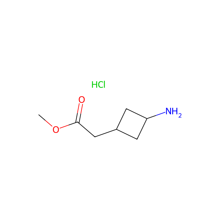 methyl 2-(3-aminocyclobutyl)acetate;hydrochloride
