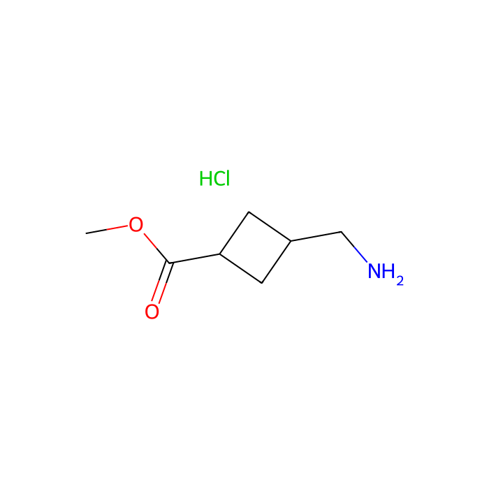 methyl cis-3-(aminomethyl)cyclobutanecarboxylate;hydrochloride