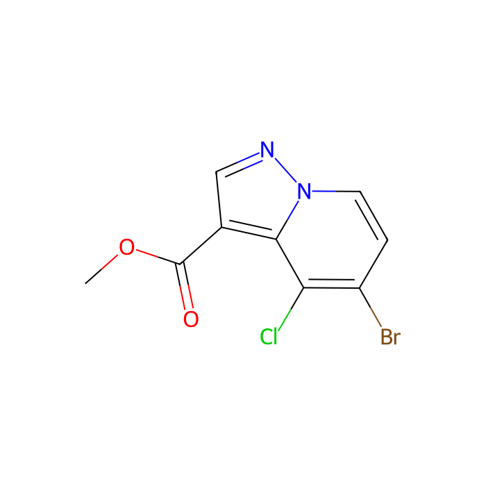 methyl 5-bromo-4-chloro-pyrazolo[1,5-a]pyridine-3-carboxylate