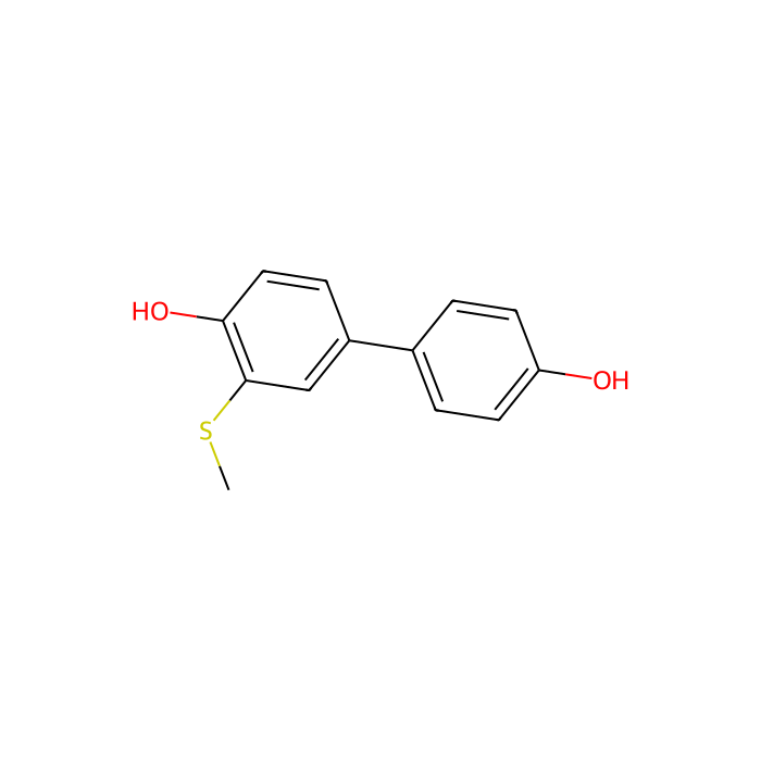 4-(4-hydroxyphenyl)-2-methylsulfanyl-phenol