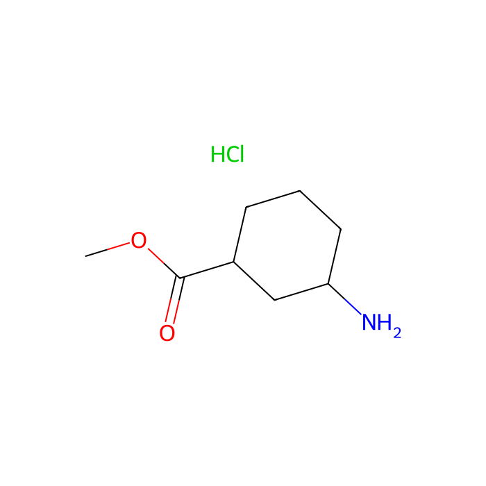 methyl cis-3-aminocyclohexane-1-carboxylate hydrochloride