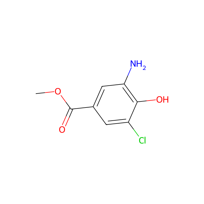 methyl 3-amino-5-chloro-4-hydroxy-benzoate
