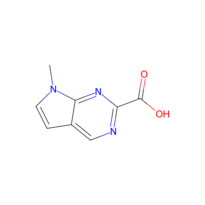 7-methyl-7H-pyrrolo[2,3-d]pyrimidine-2-carboxylic acid