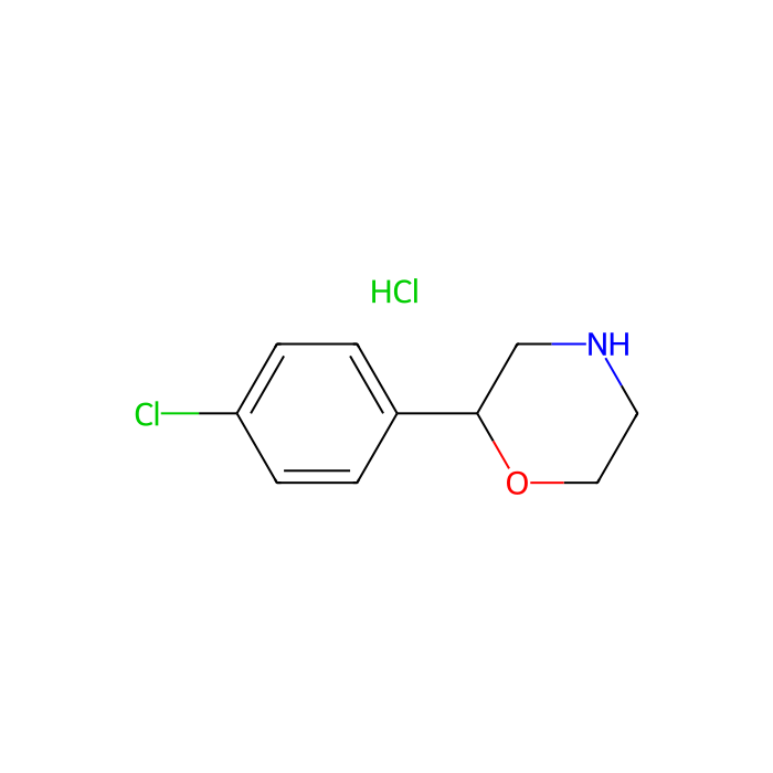 2-(4-chlorophenyl)morpholine;hydrochloride
