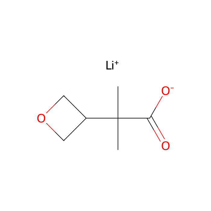 2-methyl-2-(oxetan-3-yl)propanoic acid;lithium salt