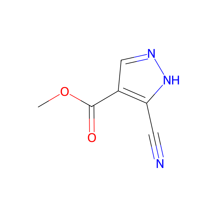 methyl 3-cyano-1H-pyrazole-4-carboxylate