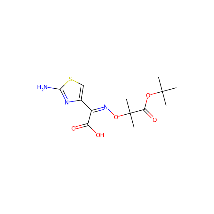 (2Z)-2-(2-amino-1,3-thiazol-4-yl)-2-({[1-(tert-butoxy)-2-methyl-1-oxopropan-2-yl]oxy}imino)acetic acid