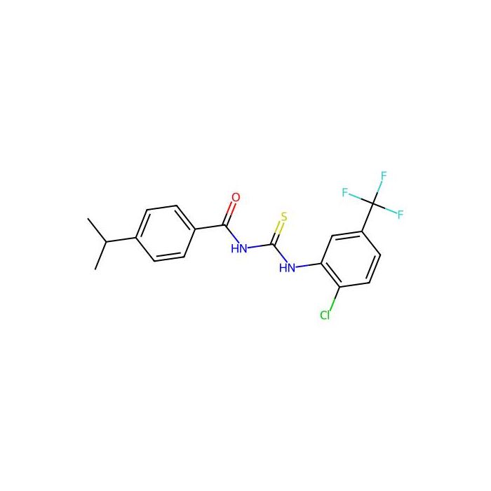 N-((2-氯-5-(三氟甲基)苯基)氨基硫代甲酰基)-4-异丙基苯甲酰胺