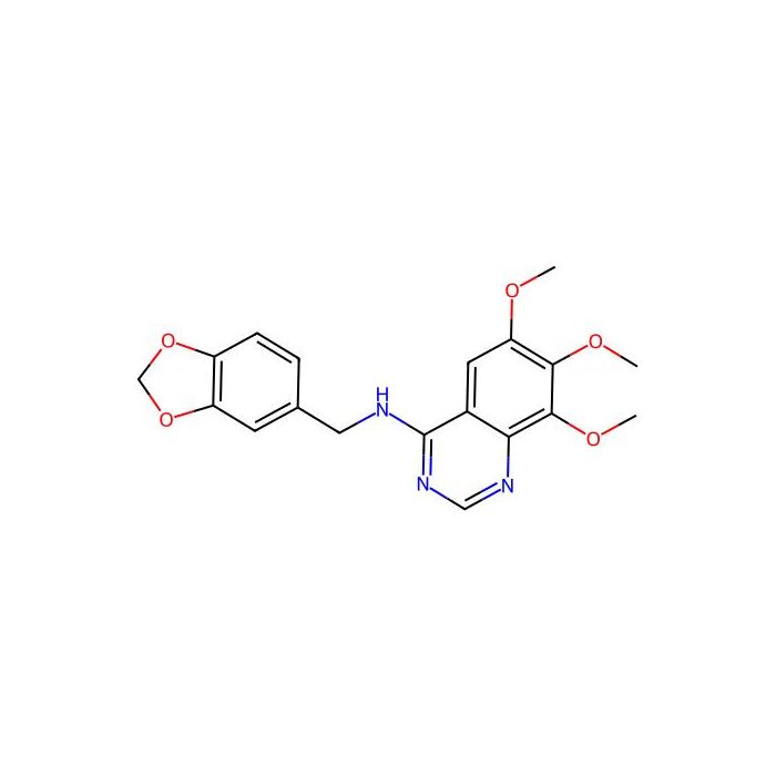 4-((3,4-(Methylenedioxy)benzyl)amino)-6,7,8-trimethoxyquinazoline