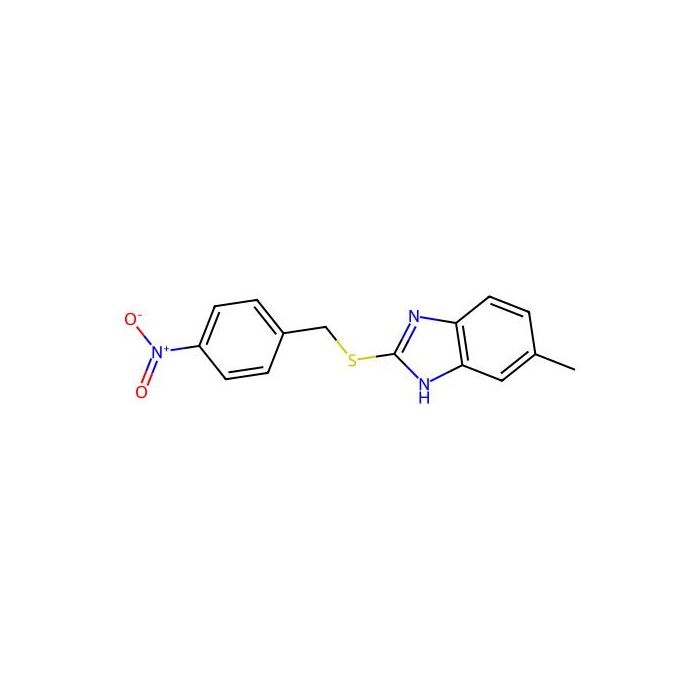 6-methyl-2-[(4-nitrophenyl)methylthio]-1H-benzimidazole