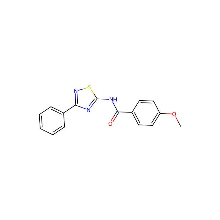 4-methoxy-N-(3-phenyl-1,2,4-thiadiazol-5-yl)benzamide