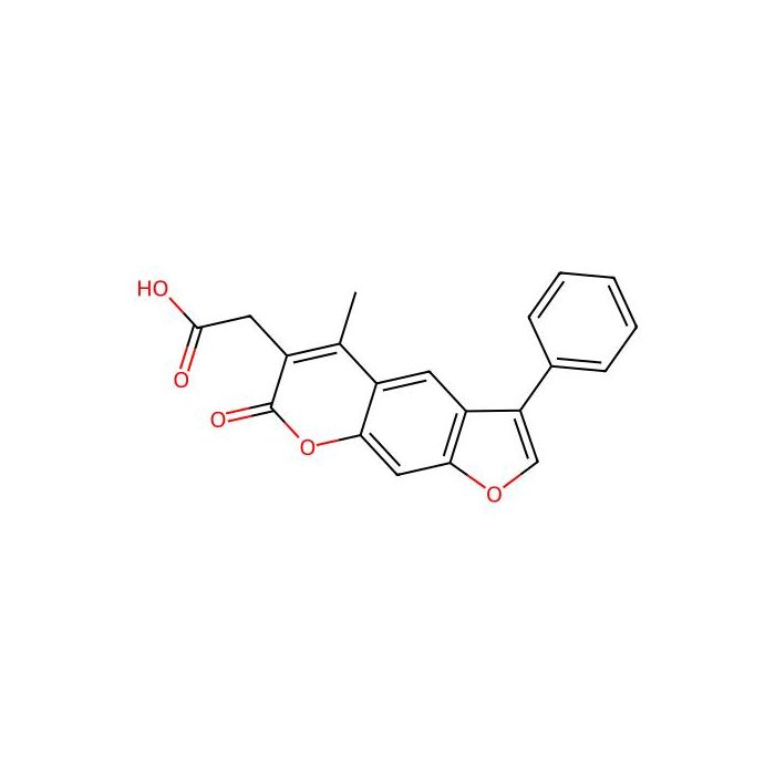 2-(5-Methyl-7-oxo-3-phenylfuro[3,2-g]chromen-6-yl)acetic acid
