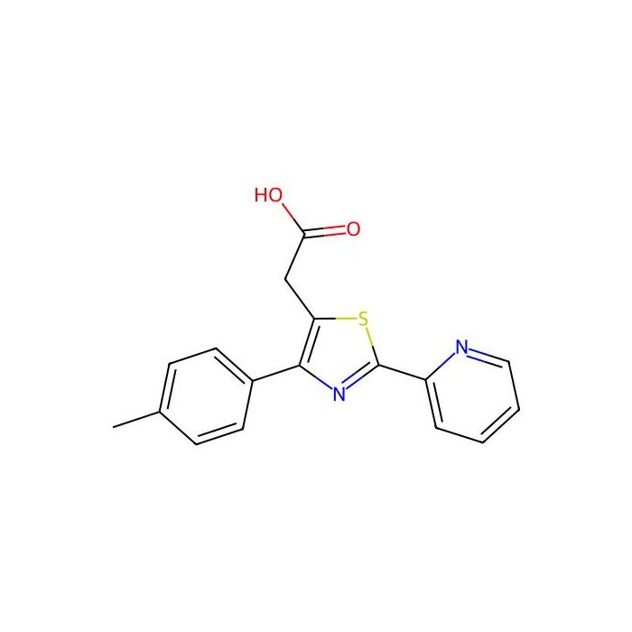 2-[4-(4-methylphenyl)-2-pyridin-2-yl-1,3-thiazol-5-yl]acetic Acid
