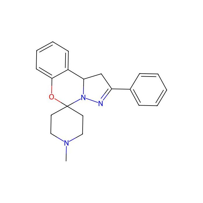 1'-Methyl-2-phenyl-1,10b-dihydrospiro[benzo[e]pyrazolo[1,5-c][1,3]oxazine-5,4'-piperidine]