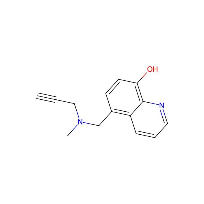 5-[[Methyl(prop-2-ynyl)amino]methyl]quinolin-8-ol