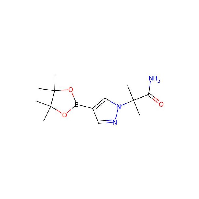 2-methyl-2-[4-(4,4,5,5-tetramethyl-1,3,2-dioxaborolan-2-yl)-1H-pyrazol-1-yl]propanamide