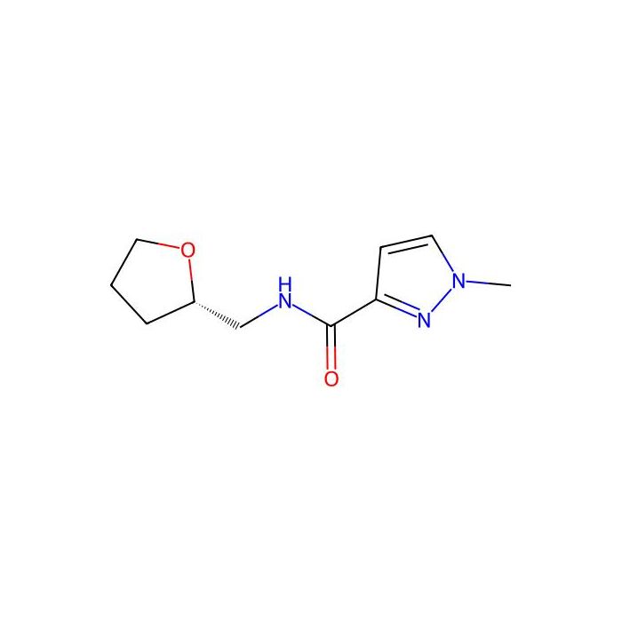 1-methyl-N-[[(2S)-tetrahydrofuran-2-yl]methyl]pyrazole-3-carboxamide