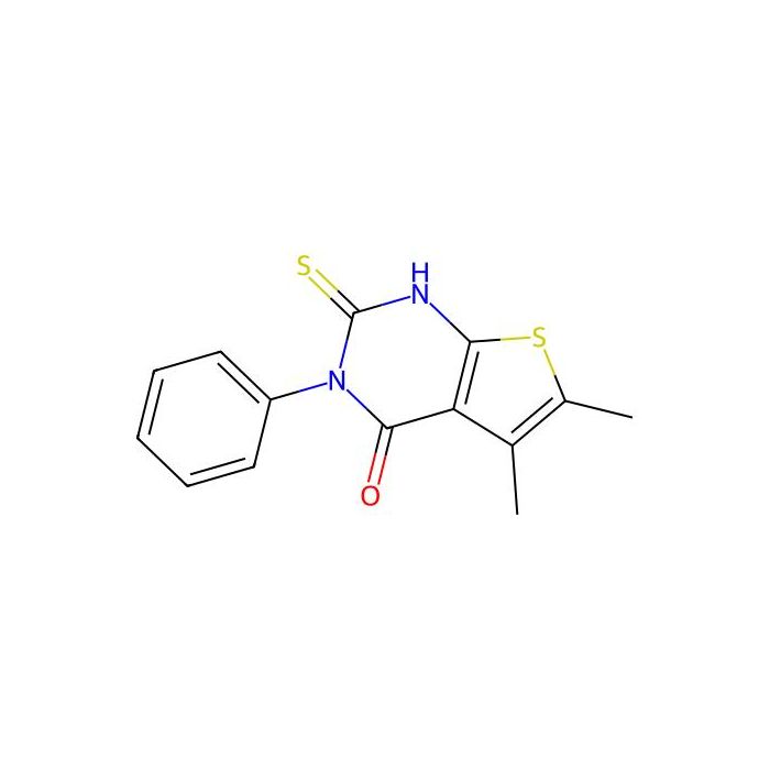 2-巯基-5，6-二甲基-3-苯基噻吩并[2，3-d]嘧啶-4(3H)-酮