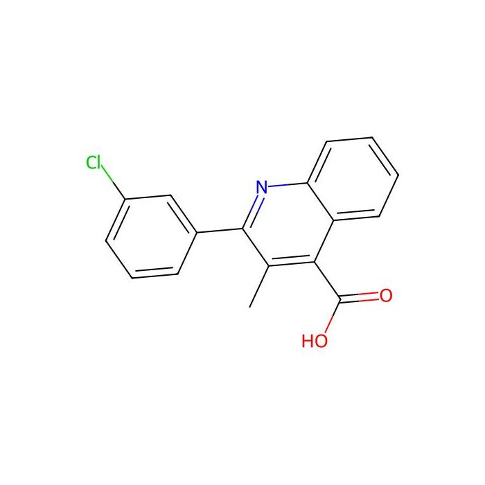 2-(3-氯苯基)-3-甲基喹啉-4-羧酸