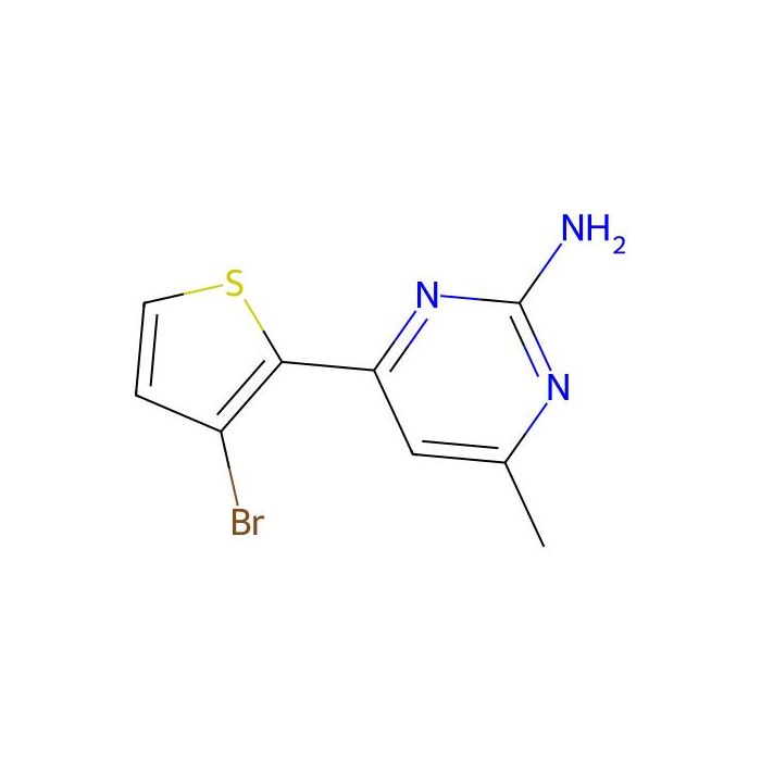 4-(3-溴噻吩-2-基)-6-甲基嘧啶-2-胺