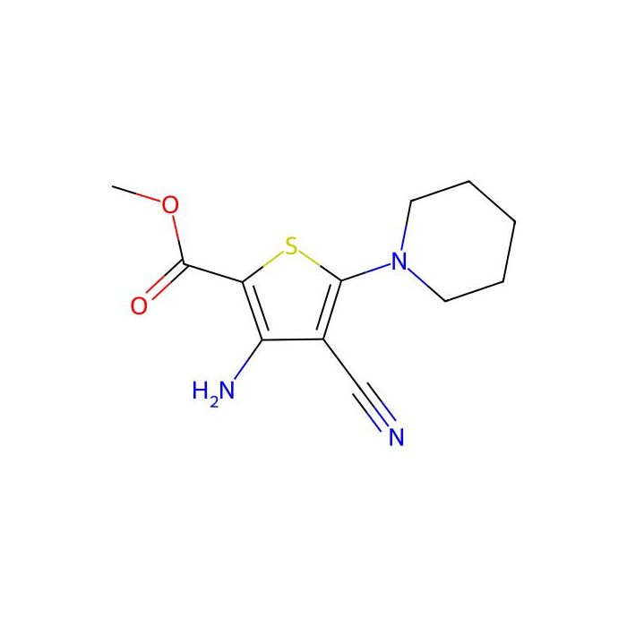 3-氨基-4-氰基-5-(哌啶-1-基)噻吩-2-羧酸甲酯