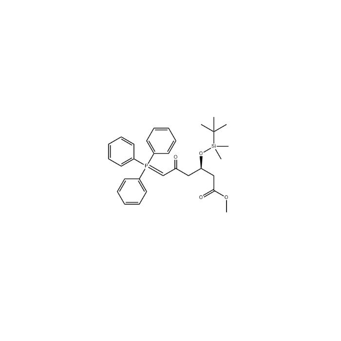 (3R)-3-(叔丁基二甲基硅氧基)-5-氧代-6-三苯基亚膦基己酸甲酯