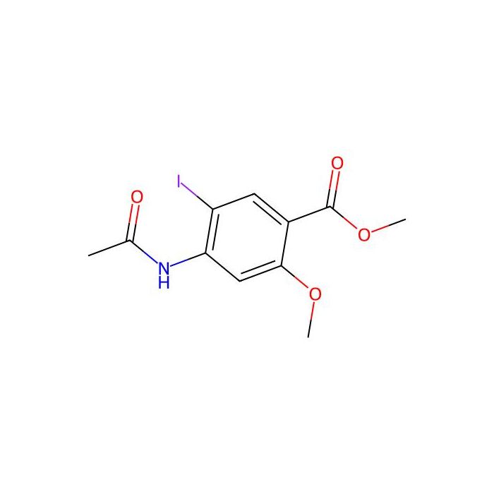 4-乙酰氨基-5-碘-2-甲氧基苯甲酸甲酯