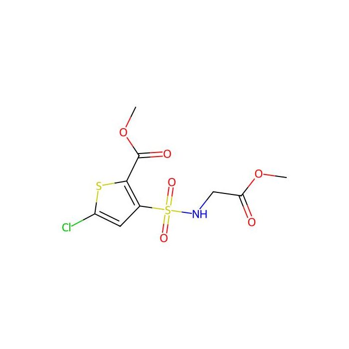 5-氯-3-[N-(甲氧基羰基甲基)氨基磺酰基]-2-噻吩甲酸甲酯
