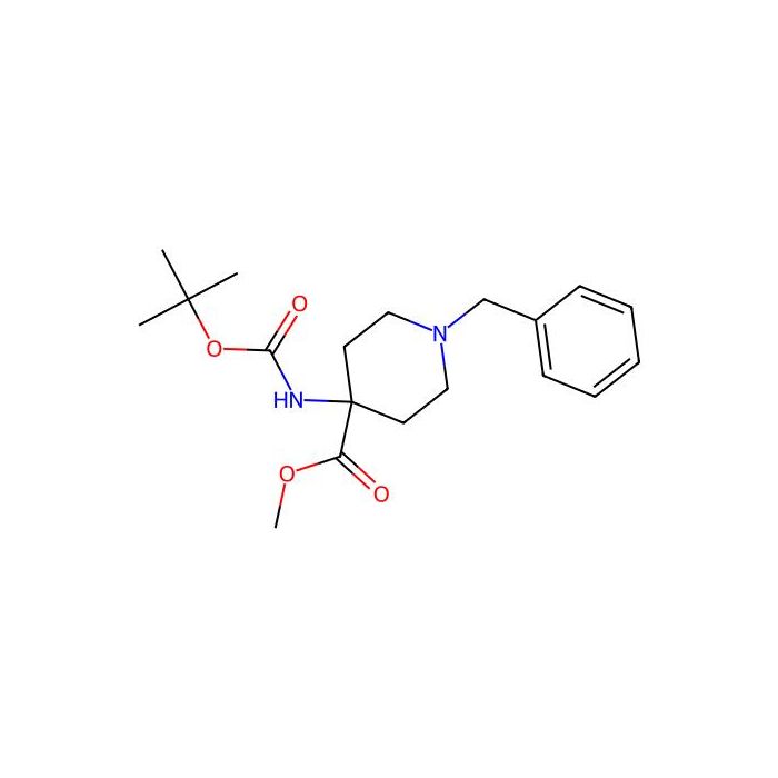 1-苄基-4-(Boc-氨基)哌啶-4-甲酸甲酯