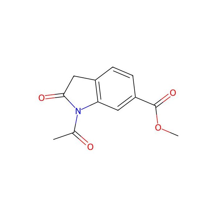 1-乙酰基-2，3-二氢-2-氧代-1H-吲哚-6-羧酸甲酯