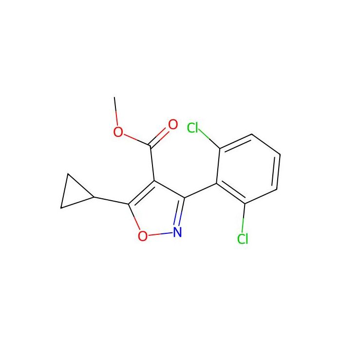 5-环丙基-3-（2，6-二氯苯基）异恶唑-4-羧酸甲酯