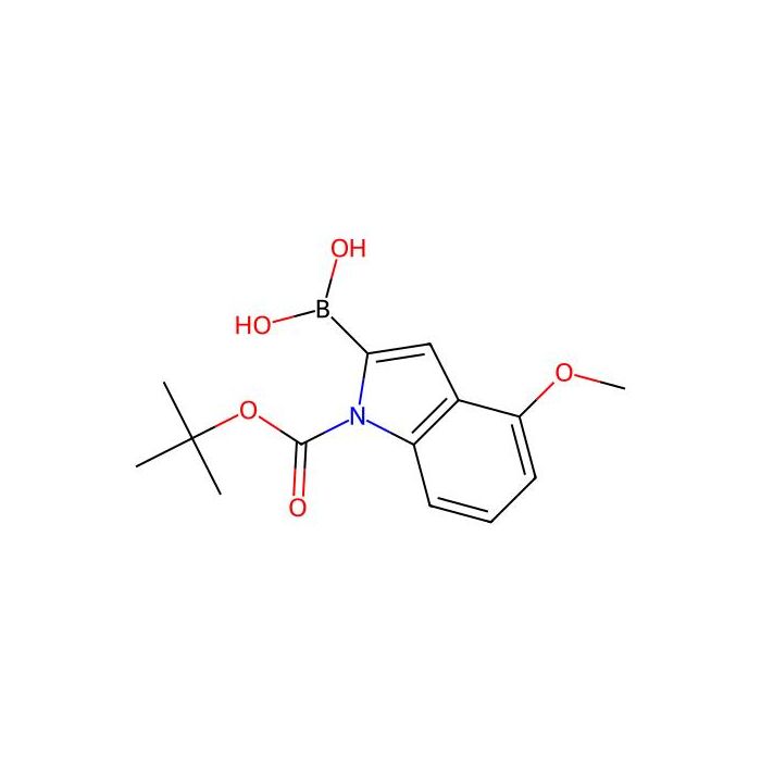 (1-(叔丁氧基羰基)-4-甲氧基-1H-吲哚-2-基)硼酸(含不等量酸酐)